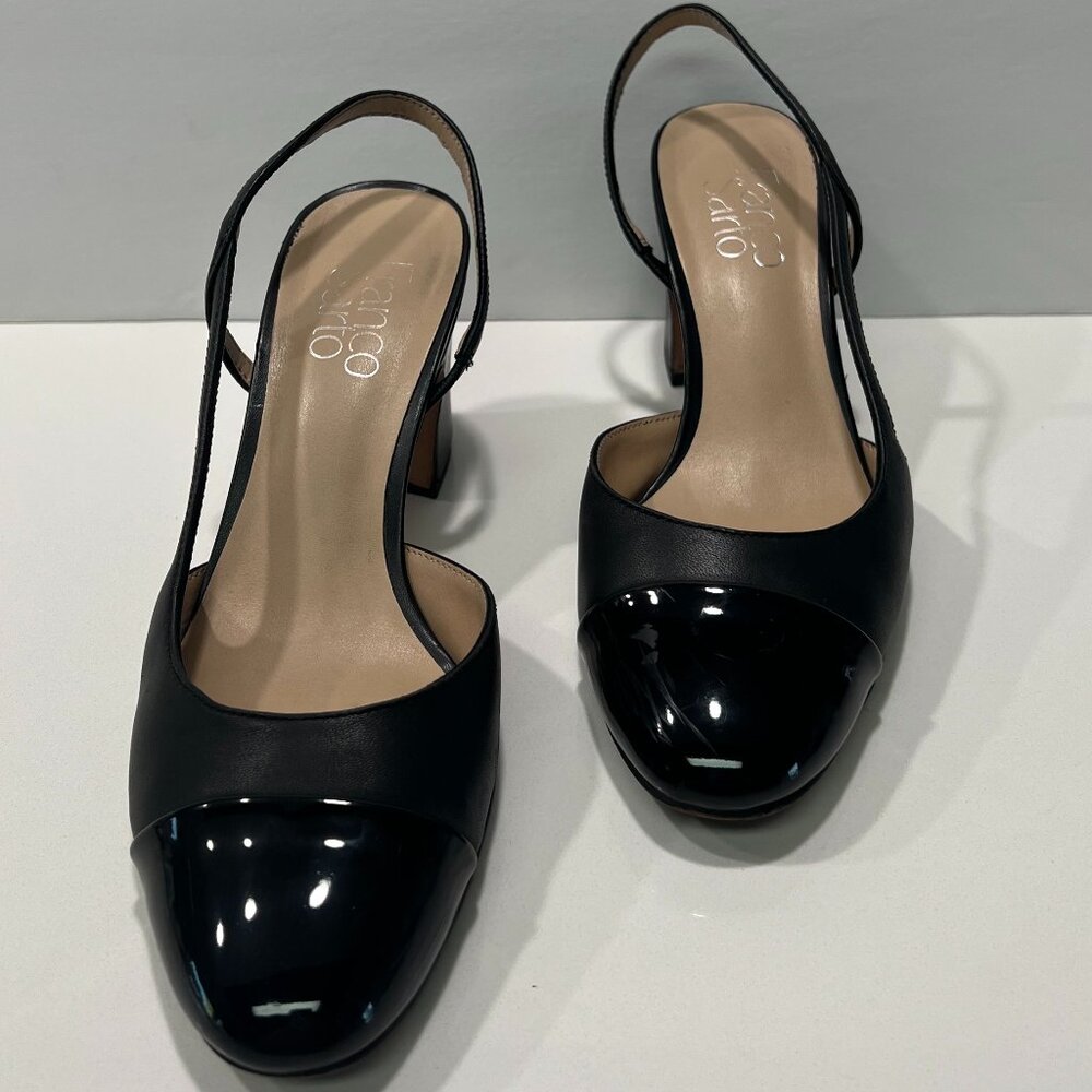 Step into sophistication with Black Heel Slingback Pump